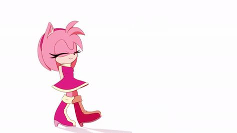 Amy Rose Gif, Rose Gif, Rosé Halloween, Rosé Gif, Sonic And Amy, Make A Gif, Banner Gif, Halloween Banner, Amy Rose