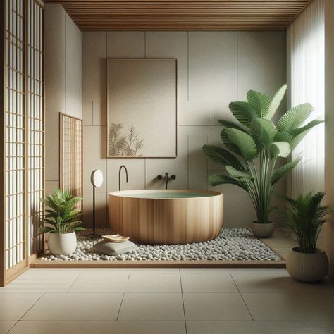 Japanese Bathroom Onsen Bathroom, Japanese Soaking Tub Shower Combo, Japanese Bathroom Ideas, Japanese Inspired Bathroom, Bathroom Japanese, Japanese Bathrooms, Japanese Bathroom Design, Japanese Style Bathroom, Japanese Bathroom