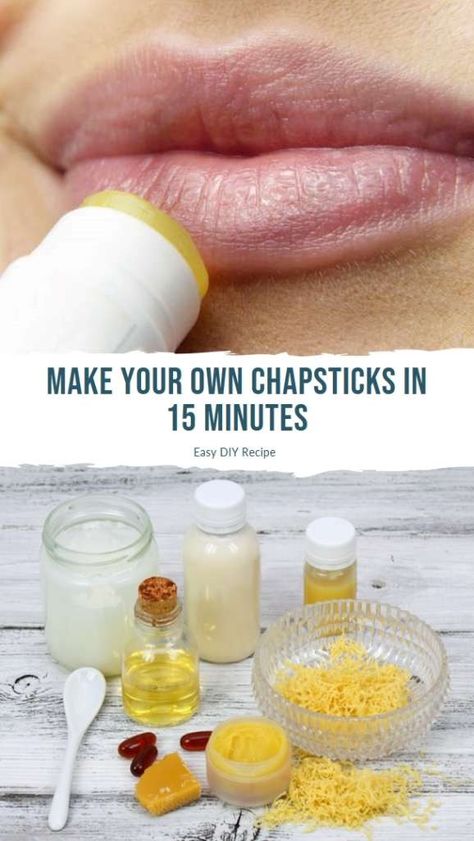 Discover the joy of creating your own organic chapstick in just 15 minutes. This DIY lip balm recipe combines the goodness of coconut oil, shea butter, and beeswax with the aromatic touch of essential oils. Nourish your lips naturally with this homemade beauty solution – chemical-free and tailored to your preferences. How To Make Chapstick, Chapstick Diy, Beeswax Lip Balm Recipe, Chap Sticks, Chapstick Recipe, Homemade Lip Balm Recipe, Lip Balm Recipe, Wax Lips, Diy Lip Balm Recipes