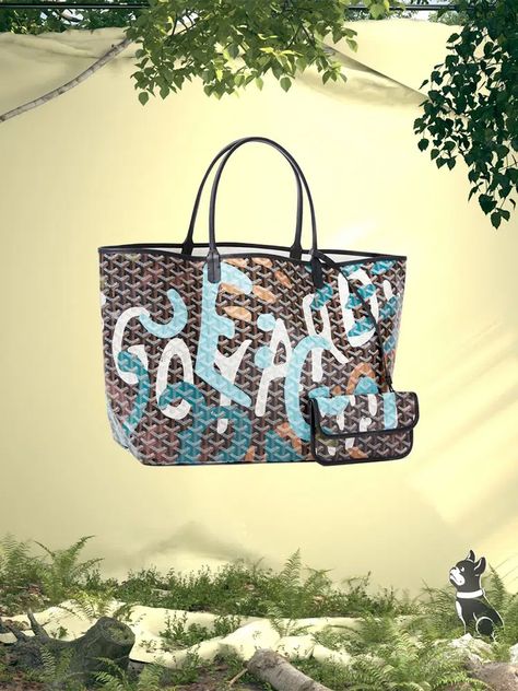 Goyard Continues Its 170th Anniversary Celebration With a Limited Edition Saint Louis - PurseBlog Goyard Limited Edition, Tobias Rehberger, Goyard Tote, Luggage Brands, Painted Letters, Jet Setter, New Release, Anniversary Celebration, Saint Louis