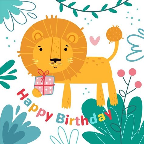 Tropical Animals, Cute Animal Illustration, Animal Alphabet, Cute Cartoon Animals, Cute Wild Animals, Birthday Background, Animal Cards, Vector Hand, Alphabet Illustration