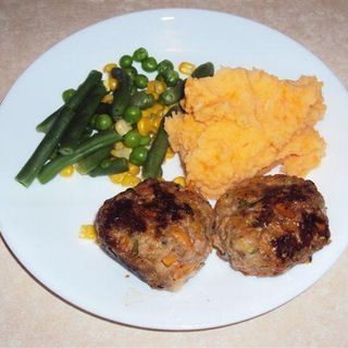 Lamb Rissoles Rissoles Recipe, Yoghurt Dip, Orange Sweet Potatoes, Work Lunches, Work Lunch, Lamb Recipes, Budget Meals, Recipe Collection, Best Recipes