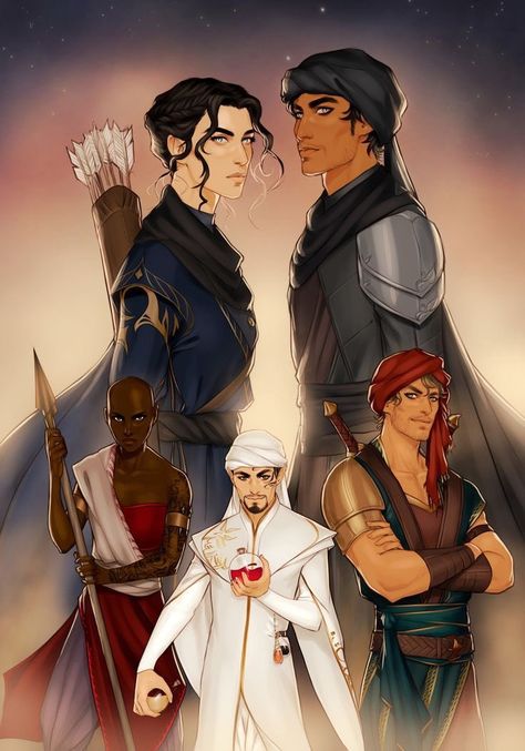 ‎mari on Twitter: "sometimes i’ll just stare at this art for a lil while. they’re all just so???… " Nasir Ghameq, We Hunt The Flame Fanart, We Free The Stars, Sands Of Arawiya, Book Character Art, The Wrath And The Dawn, We Hunt The Flame, Ya Fantasy Books, Bookish Art