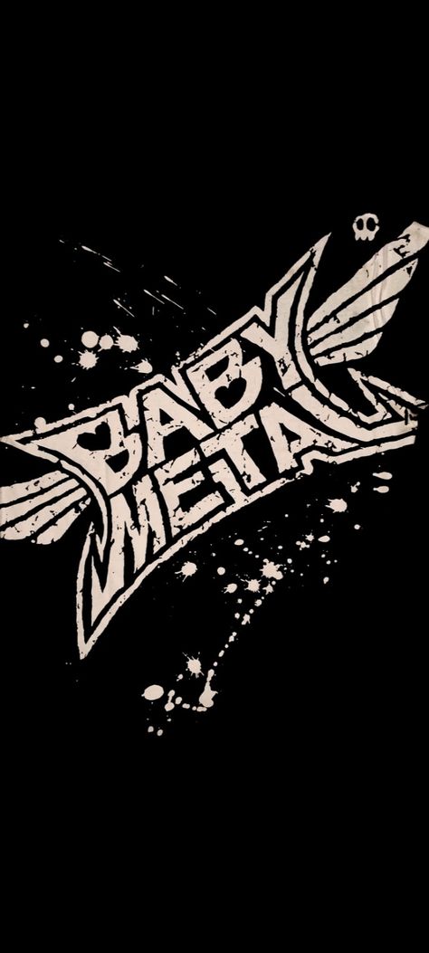 Babymetal Wallpapers Iphone, Metal Wallpaper Iphone, Baby Metal Wallpaper, Babymetal Poster, Babymetal Aesthetic, Babymetal Wallpapers, Mc Wallpaper, Baby Metal, Emo Wallpaper