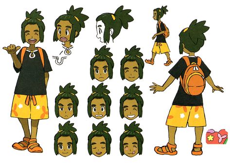 Hau Pokemon, Pokemon Official, Pokemon Moon, Oc Pokemon, Animation Character, Pokemon Fan Art, Pokemon Characters, Pokemon Trainer, Character Sheet