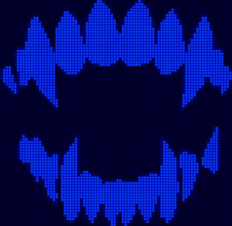 Dark Blue Cybercore Icons, Blue Punk Aesthetic, Neon Blue Pfp, Blue Emo Wallpaper, Blue Horror Aesthetic, Blue 2000s Aesthetic, Blue Goth Aesthetic, Dark Blue Aesthetic Icons, Black And Blue Icons