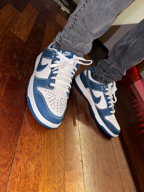 Nike dunk low Industrial Blue Dunks Outfit, Blue Dunks Outfit, Blue Dunks, Dunks Outfit, Jordans Retro, Industrial Blue, Air Jordans Retro, Nike Dunk Low, Dream Shoes