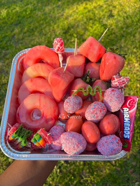 Candied Fruit Tray, Candy Fruits, Candied Grapes Recipe, Candied Fruit Recipes, Abs Excercise, Hard Candy Recipes, Candied Fruits, Creative Dessert Recipes, Fruit Recipe