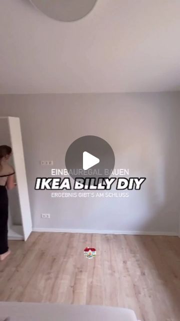 Ikea Cabinet Bedroom, Ikea Diy Cabinets, Bedroom Ideas From Ikea, Home Decor Ideas Ikea, Ikea Billy Cabinet Hack, Ikea Book Storage Hack, Ikea Built In Kitchen, Billy Kallax Combination, Ikea Billy Bedroom