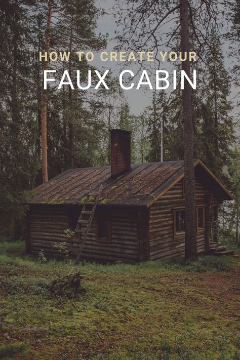 How To Create Your Faux Cabin:: Faux farmhouse isn't the only décor trend to copy. Use these simple tips to create a faux cabin feel at home! Faux Cabin Walls, Antler Shed Ideas, Antler Crafts Diy, Deer Antler Wall Decor, Cabin Walls, Diy Antler, Faux Farmhouse, Cabin Wall Decor, Shed Decor