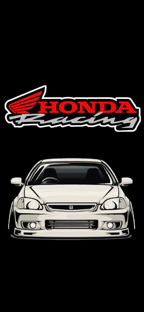 Honda racing civic wallpaper Jdm Honda Wallpaper, Honda Wallpaper Iphone, Honda Civic Wallpaper, Civic Wallpaper, Honda Wallpaper, Honda Civic Si Coupe, 2000 Wallpaper, Honda Civic Car, Civic Car