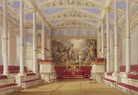 Regency Interiors, Private Chapel, Castle Interiors, Royal Room, Palace Interior, Royal Palaces, Castle Mansion, Dancing King, Stately Homes