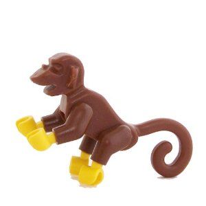 Lego Monkey, we've had so much fun together. Monkey With Banana, Lego Indiana Jones, Lego Monkey, Lego Animals, Lego Lovers, Lego Characters, Lego News, Black Friday Specials, Pet Monkey