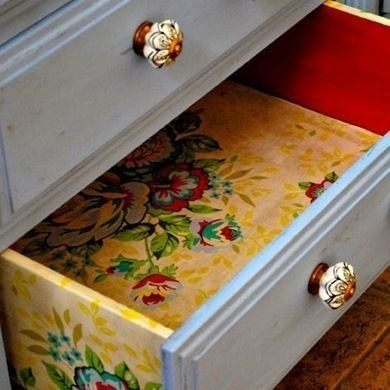 So many different ways to perk up dressers! I could have pinned at least half of them! | 99 Clever Ways To Transform A Boring Dresser Decoupage Drawers, Revamped Furniture, Upcycle Dresser, Hutch Makeover, Decoupage Furniture, Redo Furniture, Upcycled Furniture, Refinishing Furniture, Furniture Projects