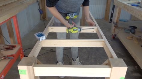 DIY Outdoor Table with Bottle Opener — 3x3 Custom Diy Twin Bed Frame, Twin Bed With Drawers, Diy Twin Bed, Diy Kids Bed, Bed With Drawers Underneath, Twin Storage Bed, Diy Storage Bed, Platform Bed With Drawers, Diy Daybed