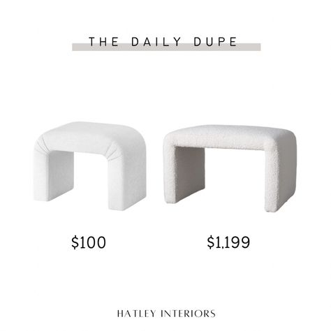 todays daily dupe! boucle ottoman, arched ottoman, arhaus dupe, end of the bed ottoman, living room ottomans, upholstered stools #LTKFind #LTKunder100 Follow my shop @HatleyInteriors on the @shop.LTK app to shop this post and get my exclusive app-only content! #liketkit #LTKhome @shop.ltk https://liketk.it/47igk Arched Ottoman, Ottoman Living Room, Living Room Ottomans, Boucle Ottoman, Bed Ottoman, Post Grad, Upholstered Stool, Fireplace Ideas, Ottoman Stool