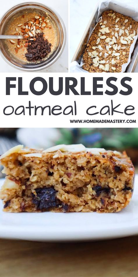 Best Oats Recipe, Healthy Breakfast Oatmeal, Low Calorie Oatmeal, Healthy Oat Cookies, Cake Flour Recipe, Oat Cake Recipes, Oatmeal Dessert, Low Calorie Cake, Oat Cookie Recipe