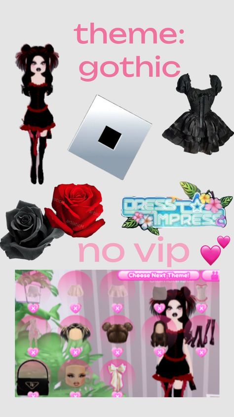 Gothic outfit dress to impress no vip #gothic #dresstoimpressroblox #roblox #dresstoimpress Gothic Outfit, Outfit Dress, Gothic Dress, Gothic Outfits, Blackpink Jisoo, Dress To Impress, Dress Outfits, Anime, Quick Saves