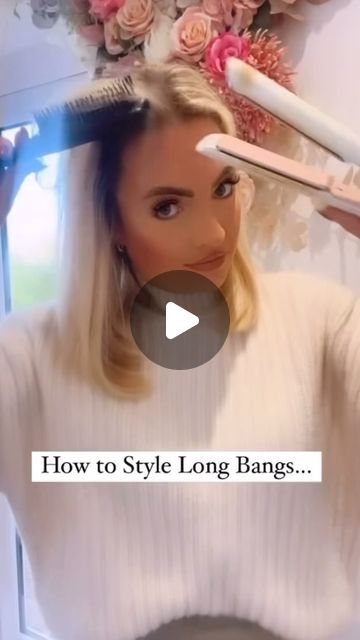 Jaydene palser on Instagram: "Styling Tips 🙌 Follow for more..... . Using the @beauty_worksonline Straightener . #bangs #hairbangs #hairhacks #hairstyles #stylinghair #hairtips #hairtutorial #trending #haireducation #hairstyling #styling #trendingreels #follow #viralreels" Make Ip, The Idol, Long Bangs, Popular Music, The Weeknd, Styling Tips, Hairstyles With Bangs, Cut And Style, Hair Hacks