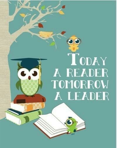 Today a Reader, Tomorrow a Leader! Bulletin Board Idea Pinned by www.FernSmithsClassroomIdeas.com Owl Art Print, Classroom Wall Decor, Reading Wall, Pile Of Books, Leader In Me, Owl Theme, Dead Poets Society, Kids Wall Decor, Book Week