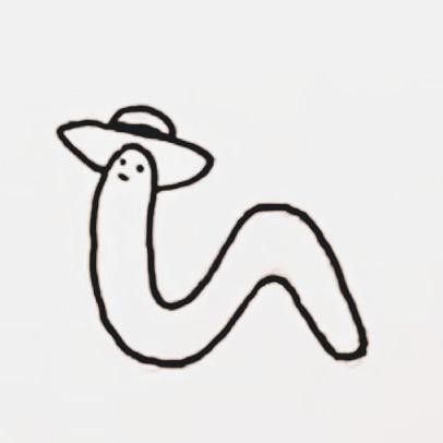 Small Worm Tattoo, Worm Cute Drawing, Worm Tattoo Ideas, Gummy Worm Tattoo, Worm Drawing Cute, Earthworm Tattoo, Earthworm Drawing, Worm Sketch, Worm Doodle