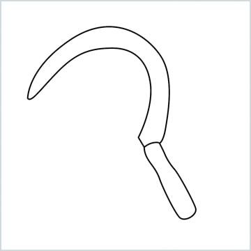 How To Draw Accessories Drawings - Easydrawings.net Sickle Drawing, Accessories Drawings, Christmas Pebble, Christmas Pebble Art, Bitcoin Logo, Drawing Lesson, Fox Face, Ronaldo Cr7, Cristiano Ronaldo Cr7