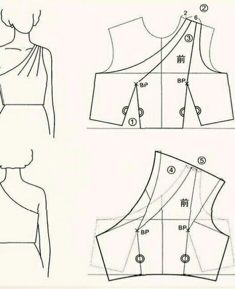 Designer Clothing Patterns, Dress Patterns Diy, Easy Dress Sewing Patterns, Diy Sewing Gifts, Top Sewing, Fashion Design Patterns, Fashion Sewing Tutorials, Garment Pattern, Couture Sewing Techniques