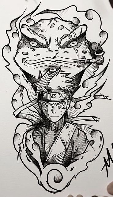 Naruto Sage Mode Tattoo Ideas, Naruto Sketch Tattoo, Naruto Tattoo Sketch, Minato Tattoo Ideas, Naruto Tatoos Ideas, Naruto Uzumaki Tattoo, Anime Tattoos Naruto, Manga Tattoo Anime, Anime Tattoo Ideas Manga