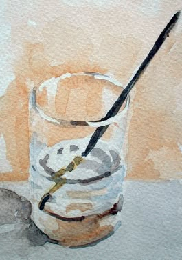 How To Paint Glass With Watercolor, Watercolour Glass Painting, How To Paint Glass, Glass Watercolor, Watercolour Ideas, Trash Art, Watercolor Paintings For Beginners, Watercolor Lessons, Art Society