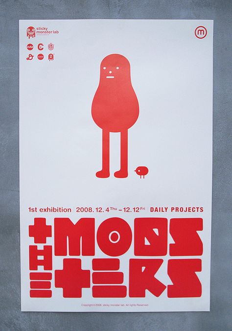 Creative Poster, Graphic, Design, Monster, and Red image ideas & inspiration on Designspiration Poster Graphic Design, Best Typography, Typography Posters, Red Images, Poster Inspiration, Graphic Design Infographic, 강아지 그림, Typography Layout, Japanese Graphic Design