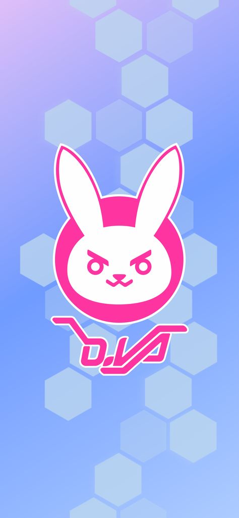 Cool Gamer Wallpaper, Dva Bunny Logo, Dva Wallpaper Phone, Dva Wallpaper Aesthetic, Dva Aesthetic Background, D Va Wallpaper Phone, Dva Wallpaper Iphone, D Va Icon Overwatch, Overwatch Aesthetic Wallpaper