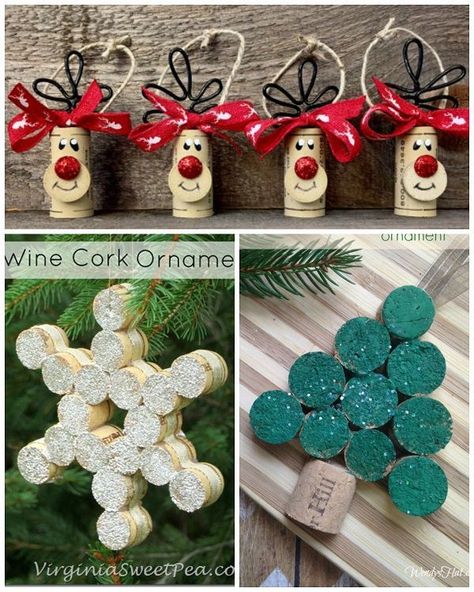 Wine Cork Christmas Craft Wine Cork Crafts Christmas, Wine Cork Christmas Tree, Cork Christmas, Cork Crafts Christmas, Cork Christmas Trees, Wine Cork Ornaments, Cork Crafts Diy, Wine Cork Diy Crafts, Wine Cork Diy