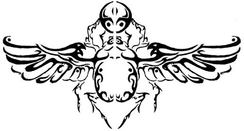 Tattoo idea Winged Scarab Tattoo, Scarab Tattoo, Winged Scarab, Tattoo Sites, Cool Symbols, New Tattoo Designs, Egyptian Tattoo, Tattoo Stencil, Skin Art