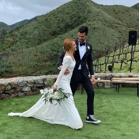 brittany snow wedding 160320 Brittany Snow Wedding, Tyler Stanaland, Britney Snow, Snow Wedding Dress, S Wedding Dress, Snow Wedding, Brittany Snow, Reception Gown, Snow Wear