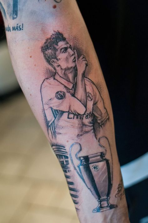 Real Madrid Tattoo Ideas Small, Ronaldo Tattoo Ideas, Cristiano Ronaldo Tattoo Design, Cr7 Tattoo Ideas, Cr7 Tattoo Design, Cristiano Ronaldo Tattoo Ideas, Ronaldo Tattoo Design, Real Madrid Tattoo Ideas, Cr7 Tattoo