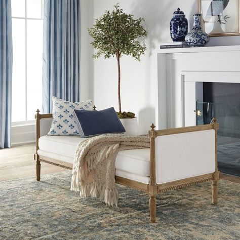 @ballarddesigns shared a photo on Instagram: “Let's cut to the chaise → Up to 20% off Sitewide ends 1/31. Offer valid in-store or online. Shop in bio.” • Jan 27, 2022 at 1:00pm UTC Chaise Bedroom, French Daybed, Limed Oak, Amazing Furniture, Upholstered Chaise, Piano Room, Bedroom Color Schemes, Living Room Sets Furniture, Boutique Style