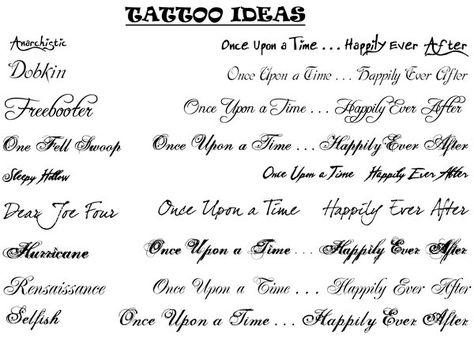 Tattoo fonts Happily Ever After Tattoo, Ever After Tattoo, Eve Tattoo, After Tattoo, Tattoo Script Fonts, Original Tattoos, Tattoo Font, Tattoo Lettering, Tattoo Fonts