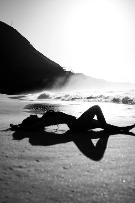 The Ocean, A Woman, The Beach