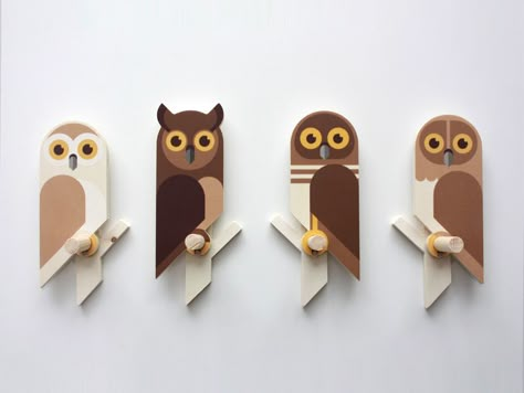 Wooden Wall Hooks, Wood Animal, Wooden Projects, Hook Design, Wooden Bird, Wooden Animals, Decor Minimalist, Wood Toys, Wooden Crafts