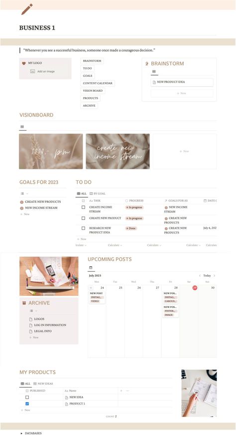 Notion template for small business | notion d Notion 2024, Productivity Templates, School Notion, Student Planner Organization, Notion Productivity, Business Planner Printables, Notion Business, Notion Template Ideas, Business Dashboard