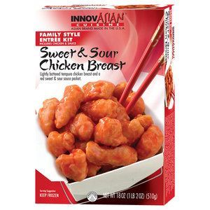 Innovasian Cuisine Sweet  Sour Chicken Breast Family Style Entree Kit, 18 oz Tempura Chicken, Protein Meats, Sweet And Sour Chicken, Sweet Sour Chicken, Vegetable Fried Rice, Sweet N Sour Chicken, Sweet And Sour Sauce, Healthy Food Delivery, Fried Vegetables