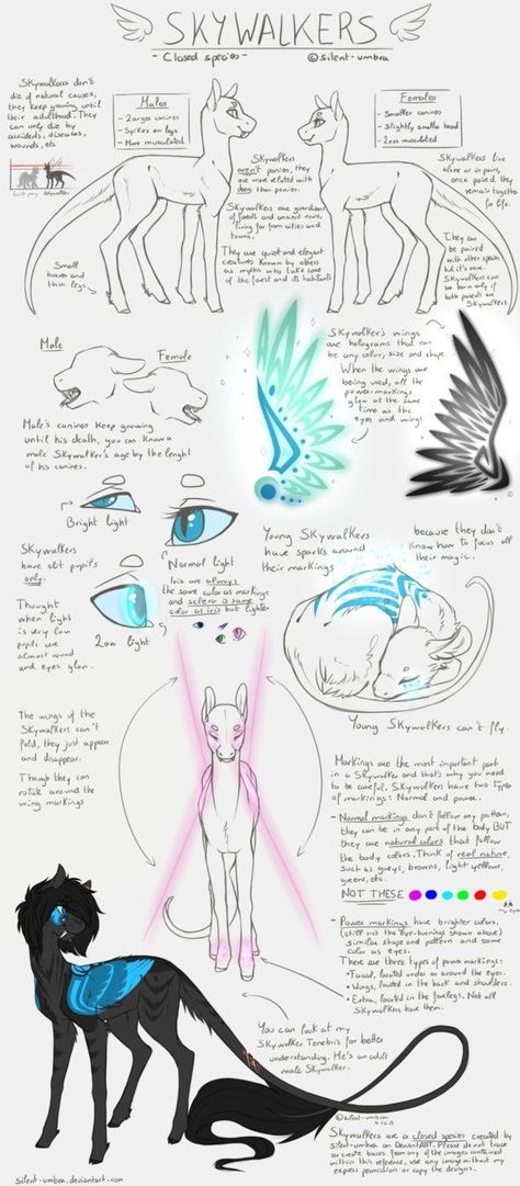 Open Species | Skywalkers Open Species, Species Guide, Closed Species, Creature Drawings, Mythical Creatures Art, Creature Concept Art, Drawing Base, Creature Design, Creature Art