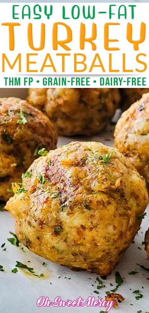 Turkey Meatballs Healthy, Thm Fp, Low Salt Diet, Low Fat Dinner, Healthy Eating Diets, Healthy Turkey, Low Carb Diet Plan, Thm Recipes, Best Diet Plan