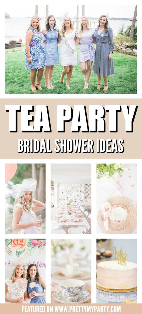 Tea Party Shower Food, Bridal Shower Ideas Tea Party Theme, Bachelorette Tea Party Ideas, English Tea Bridal Shower Ideas, Bridal Tea Party Decorations, Garden Tea Party Bridal Shower Ideas, Bridal Tea Party Ideas, Bridal Shower Tea Party Food, Bachelorette Tea Party