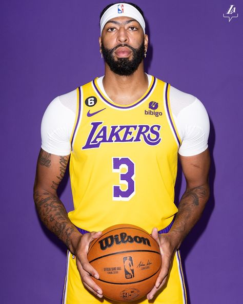 Fifth Media Day in the Purple & Gold up next. | Instagram Basketball Media Day, Basketball Highlights, Lakers Basketball, Media Day, Basketball Gear, Anthony Davis, Nba Players, Los Angeles Lakers, The Purple