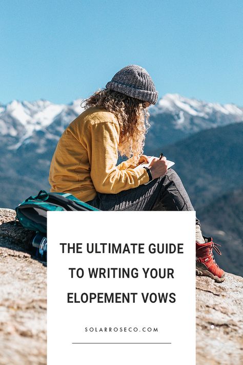 The ultimate guide to writing your own elopement vows | Solar Rose Co Elopement Vows, Writing Wedding Vows, Washington Elopement, Paragraph Essay, Enjoy The Process, Times New Roman, I Got Married, Ask For Help, Wedding Vows