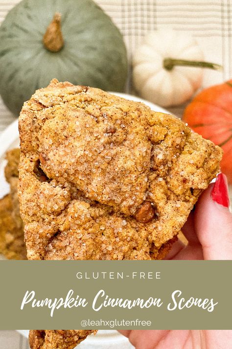 the best gluten free scones you'll ever have! Pumpkin White Chocolate, White Chocolate Scones, Cinnamon Chip Scones, Cinnamon Scones, Gluten Free Scones, Chocolate Scones, Best Gluten Free, Cinnamon Chips, Afternoon Coffee