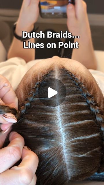 Sarah | Hair Braider on Instagram: "👌I'm here for the smooth lines👌  Follow for more Braiding Tips!  Learn to Braid like this in one of our in-person Workshops. Click link in Bio to find out more 🧜‍♀️  #DutchBraids #DutchBraidTutorial #HowToBraid #BraidLesson #BonnieBraids #ScottishBraider" How To Braid To The Scalp Step By Step, Brades Hair, Types Of Hair Braids, Learn To Braid, Braiding Tips, Braiding Techniques, Reverse Braid, Dutch Braid Tutorial, Scalp Braids