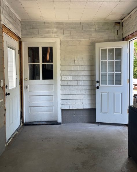 #ad | The full reveal is here, and I’m beyond thrilled with how our phase 1 breezeway transformation turned out! 🙌🏾 Thanks to @westlakeroyalbuildingproducts, we’ve created a space that’s not only stylish but also durable. From the Grove Collection Beadboard on the ceiling to the Nickel Gap Shiplap on the walls, every detail came together beautifully. Swipe to see how we brought our vision to life, and let me know what you think! Still to do: - [ ] Add storage (we need this space to have m... Shiplap Breezeway, Nickel Gap Shiplap, Nickel Gap, Add Storage, The Grove, What You Think, We Need, You Think, Thinking Of You