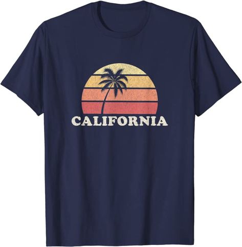 Amazon.com: California Vintage T Shirt Retro 70s Throwback Tee Design : Clothing, Shoes & Jewelry 70s Retro, Design T Shirt, Vintage 70s, To Create, Range, T Shirts, T Shirt, Design